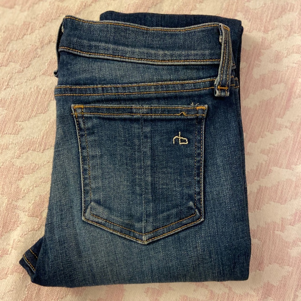 rag & bone Mid-Rise Skinny Jeans